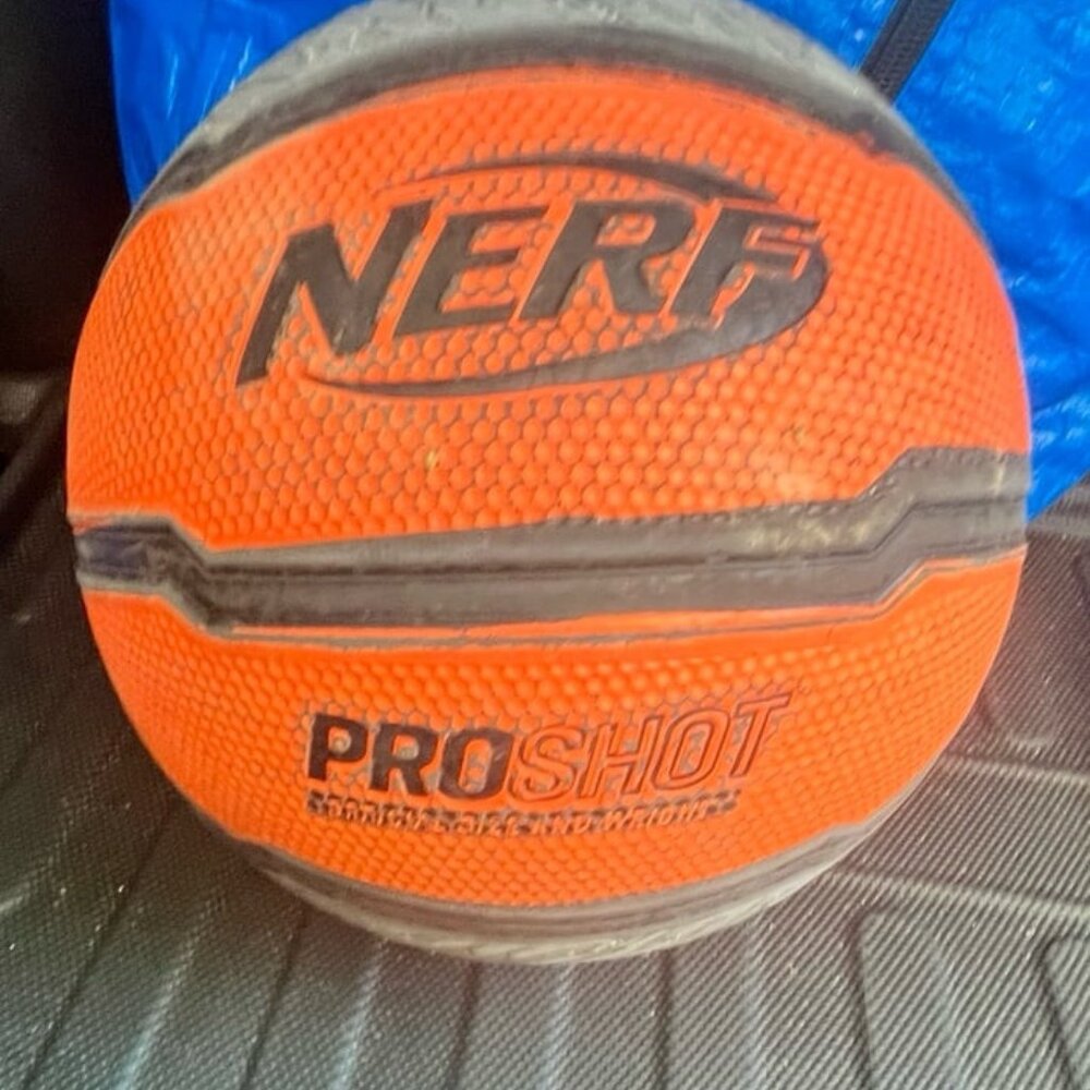 Nerf Pro Shot Basketball (Full Size)Condition: Good, some light wear.